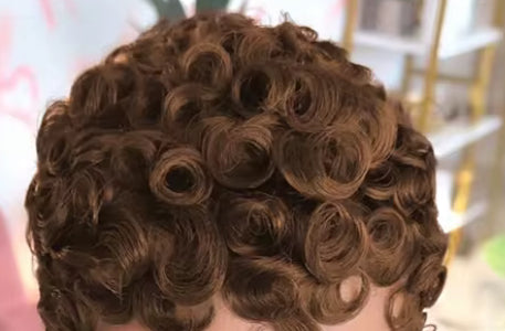 GlamourShears Non Lace Pixie Curly