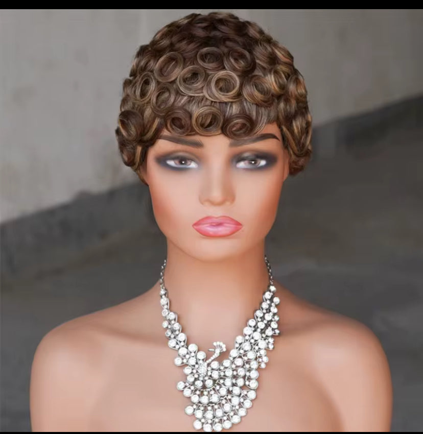 GlamourShears Non Lace Pixie Curly