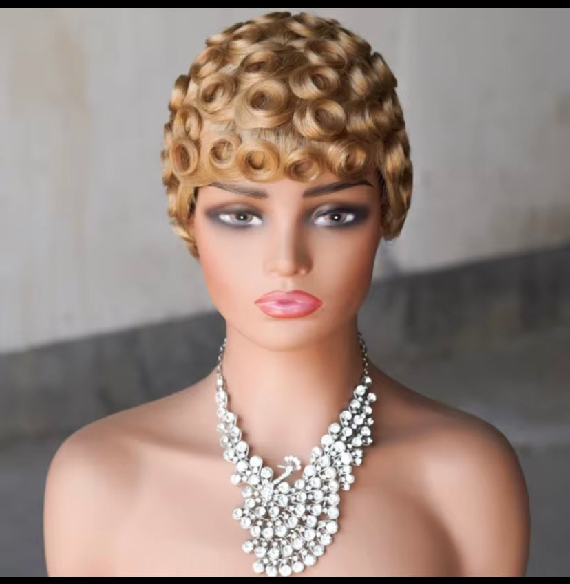 GlamourShears Non Lace Pixie Curly