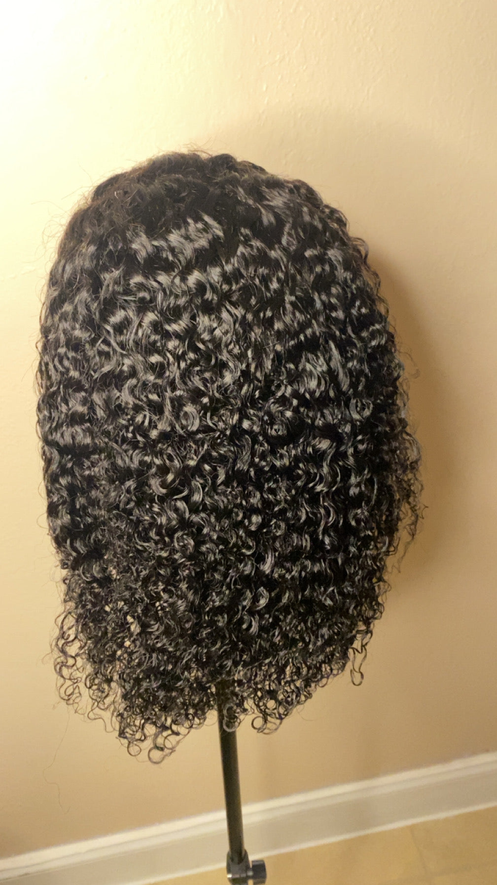 GlamourShears 13x4 Frontal HD Lace Kinky Curly Natural Color