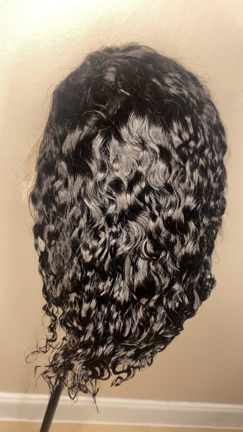 GlamourShears 13x4 Lace HD Frontal Water Wave Natural Black